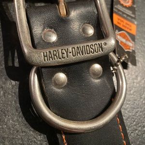 Harley Davidson 18inch Dog Collar. Never used W/ tags Real Leather